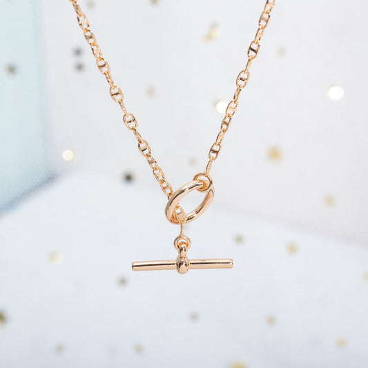 [ECHO ]ECHAPPEE NECKLACE PINK GOLD