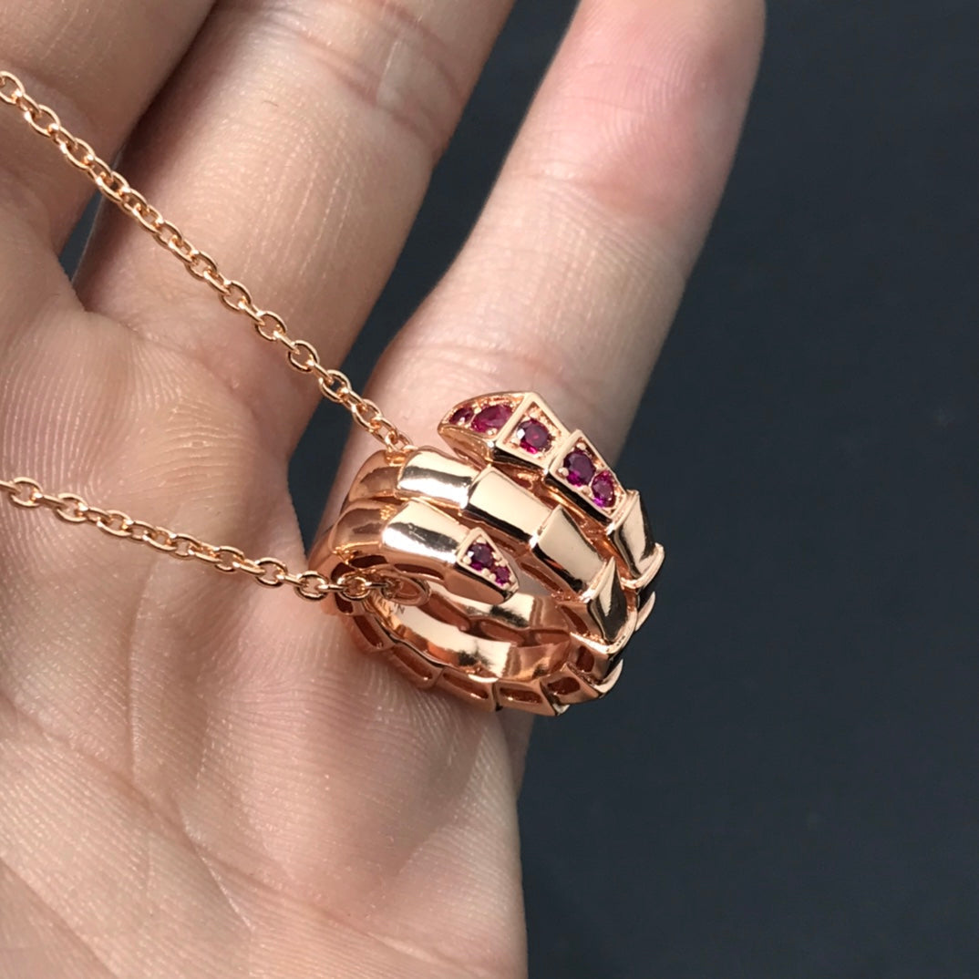 [ECHO ]SERPENTI PEDANT NECKLACE