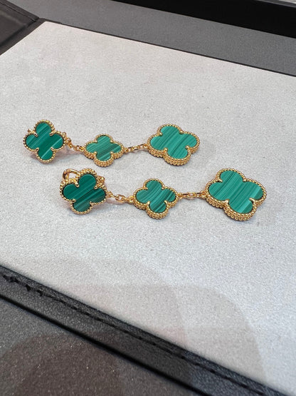 [ECHO ]CLOVER MALACHITE 3 MOTIFS GOLD