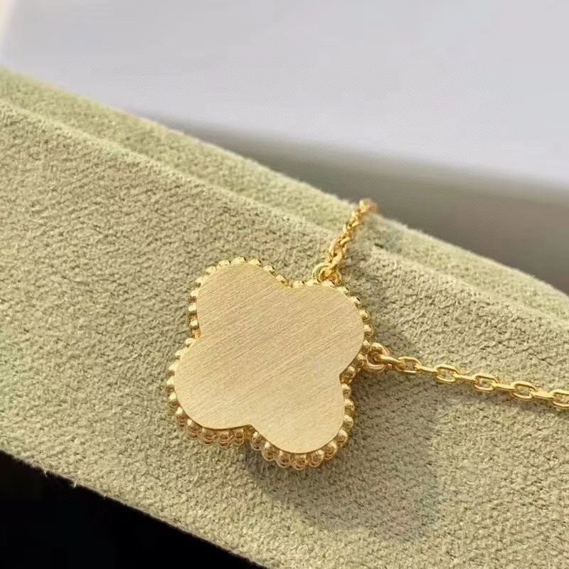 [ECHO ]CLOVER 15MM DIAMOND TURQUOISE NECKLACE