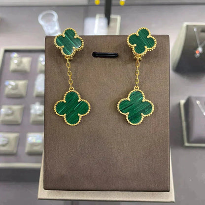 [ECHO ]CLOVER 2 MOTIFS  EARRINGS (MULTIPLE CHOICESC