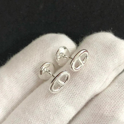 [ECHO ]CHAINE SMALL EARRINGS GOLD AND SILVER