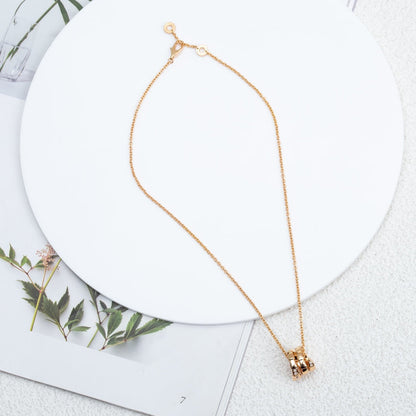 [ECHO ]SERPENTI PINK GOLD NECKLACE DIAMOND