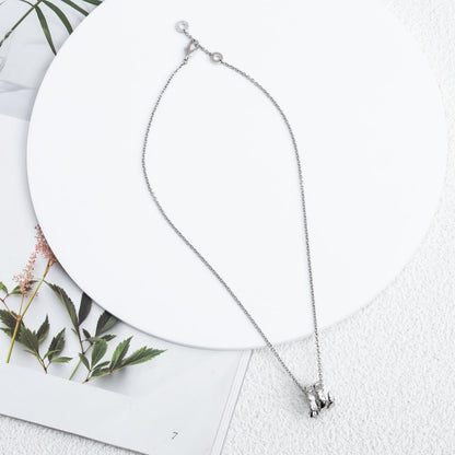 [ECHO ]SERPENTI SILVER NECKLACE DIAMOND