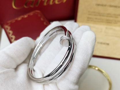 [ECHO ]JUSTE BRACELET 3.5MM DOUBLE ROW DIAMOND