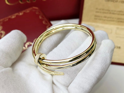 [ECHO ]JUSTE BRACELET 3.5MM DOUBLE ROW DIAMOND