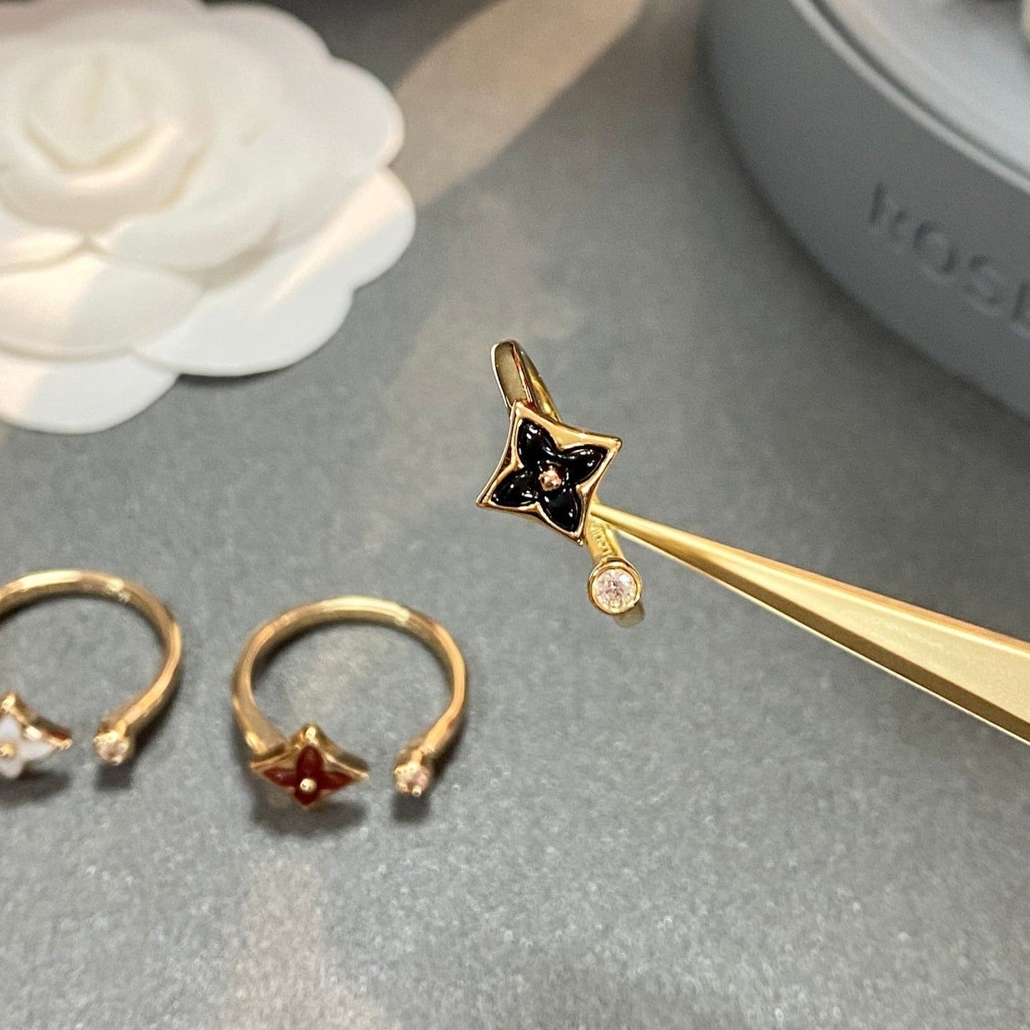 [ECHO ]STAR 1 DIAMOND OPEN RING