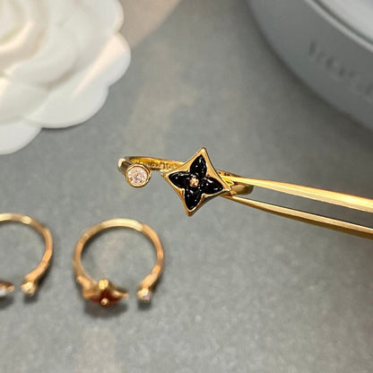 [ECHO ]STAR 1 DIAMOND OPEN RING