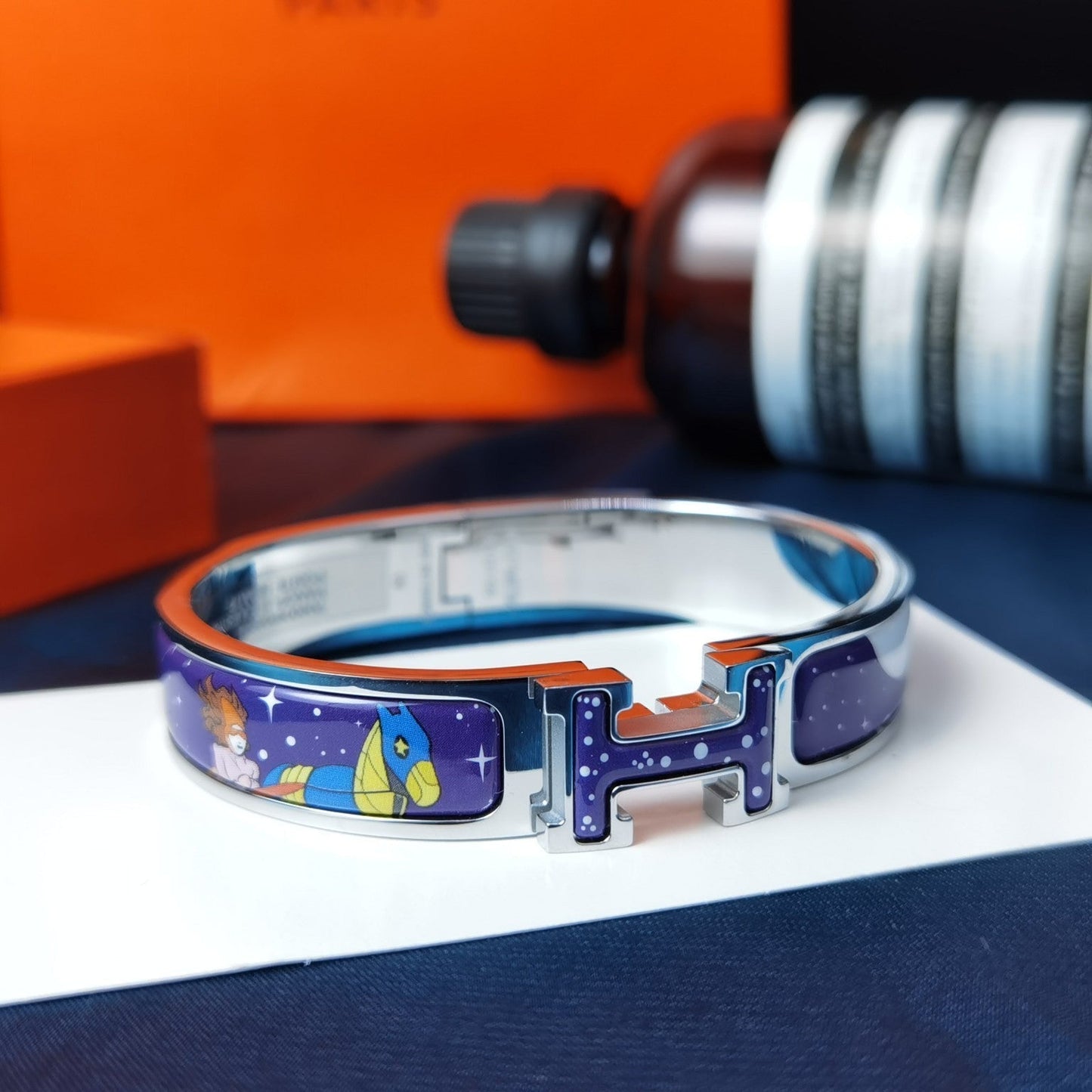 [ECHO ]H STAR AND MOON BRACELET 12MM