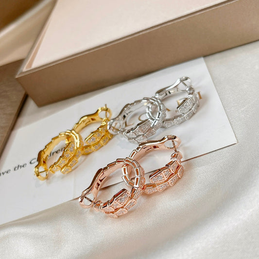 [ECHO ]SERPENTI EARRINGS DIAMOND