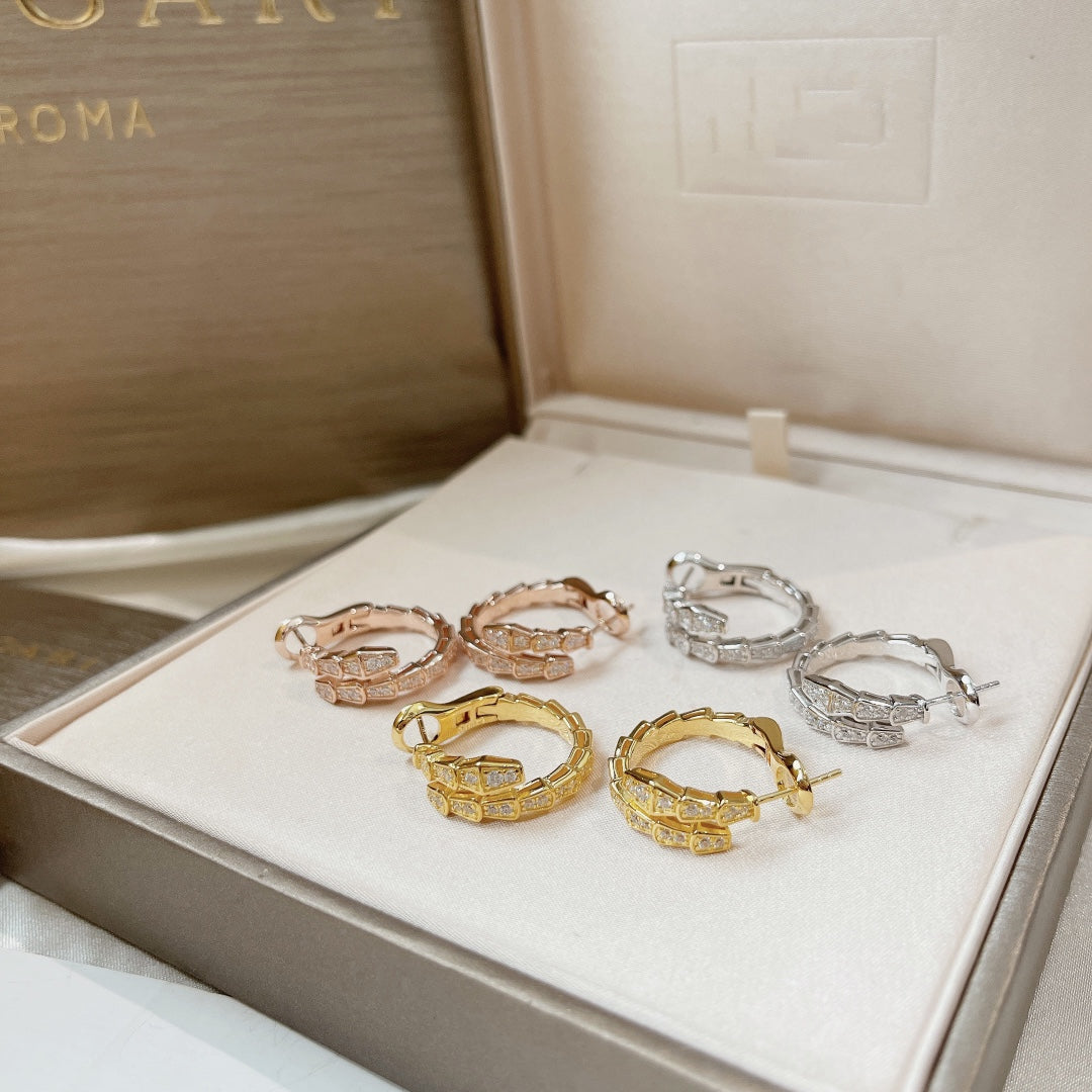 [ECHO ]SERPENTI EARRINGS DIAMOND