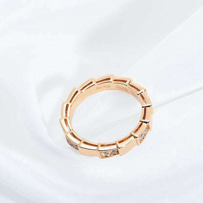 [ECHO ]SERPENTI RING PINK GOLD  3MM