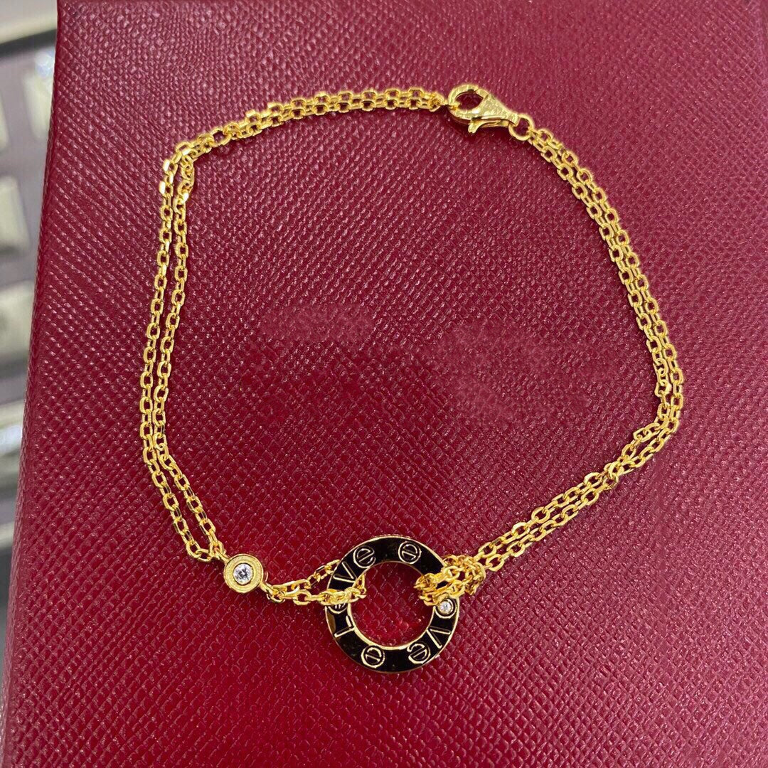 [ECHO ]LOVE BRACELET 2 DIAMOND