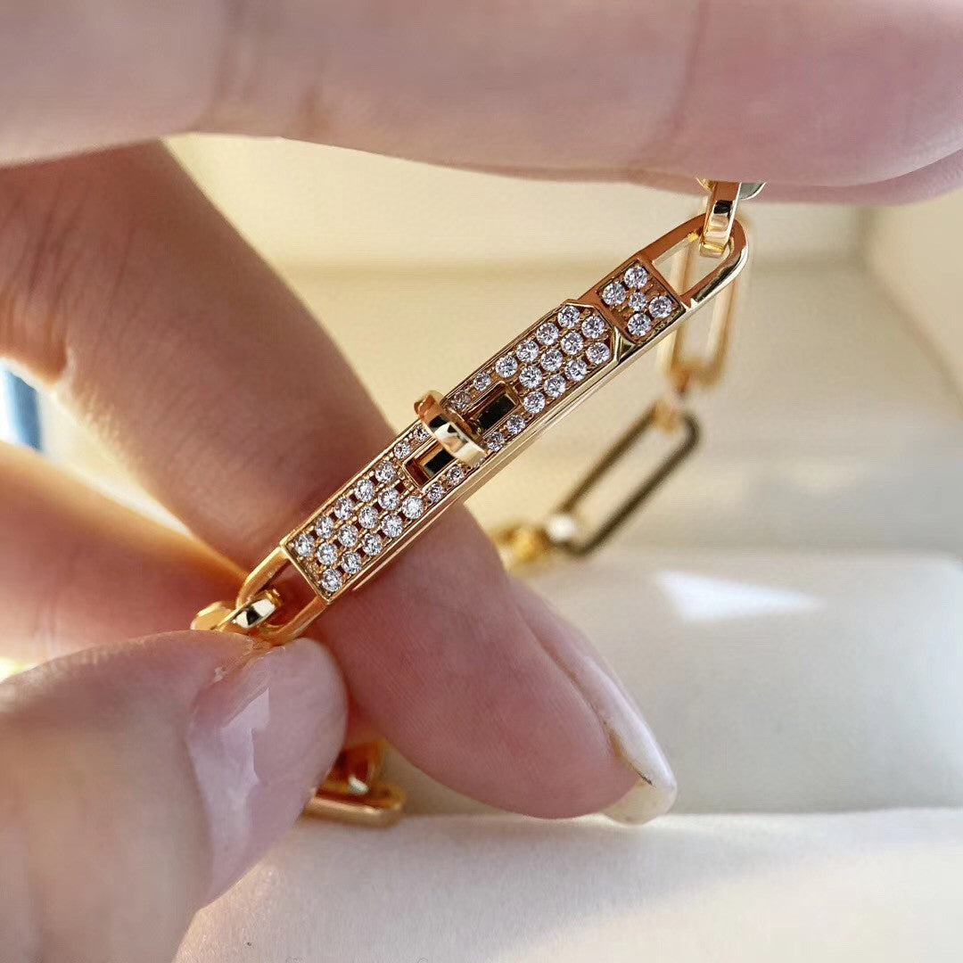 [ECHO ]CHAINE BRACELET SMALL MODEL DIAMOND