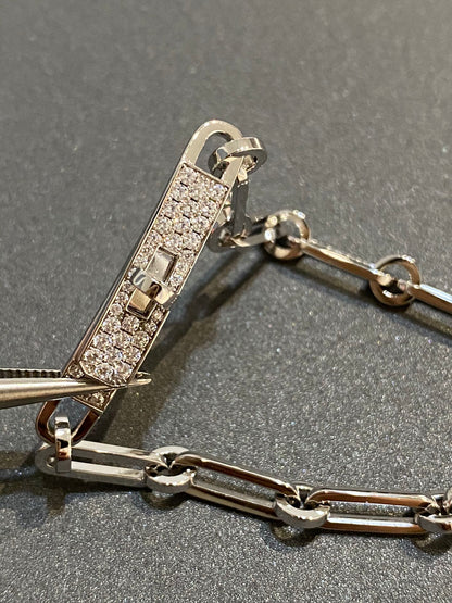 [ECHO ]CHAINE BRACELET SMALL MODEL DIAMOND