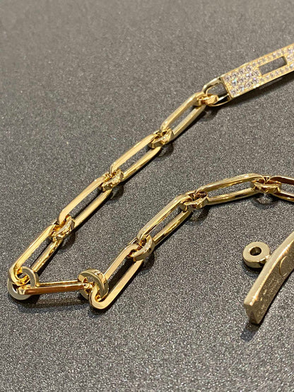 [ECHO ]CHAINE BRACELET SMALL MODEL DIAMOND