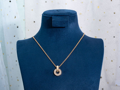 [ECHO ]GARI NECKLACE PINK GOLD DIAMOND