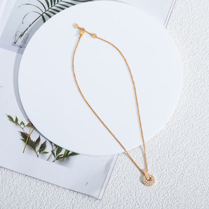 [ECHO ]GARI NECKLACE PINK GOLD DIAMOND
