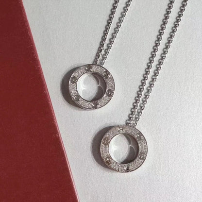 [ECHO ]LOVE NECKLACE ADJUSTABLE SILVER