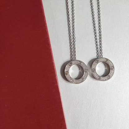 [ECHO ]LOVE NECKLACE ADJUSTABLE SILVER