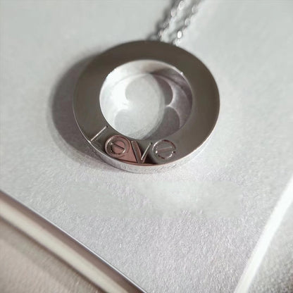 [ECHO ]LOVE NECKLACE ADJUSTABLE SILVER