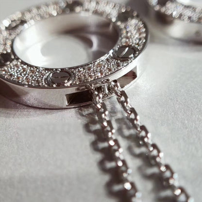 [ECHO ]LOVE NECKLACE ADJUSTABLE SILVER