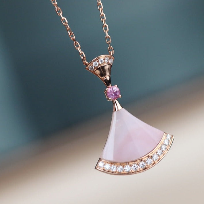 [ECHO ]DREAM NECKLACE PINK MOP DIAMOND