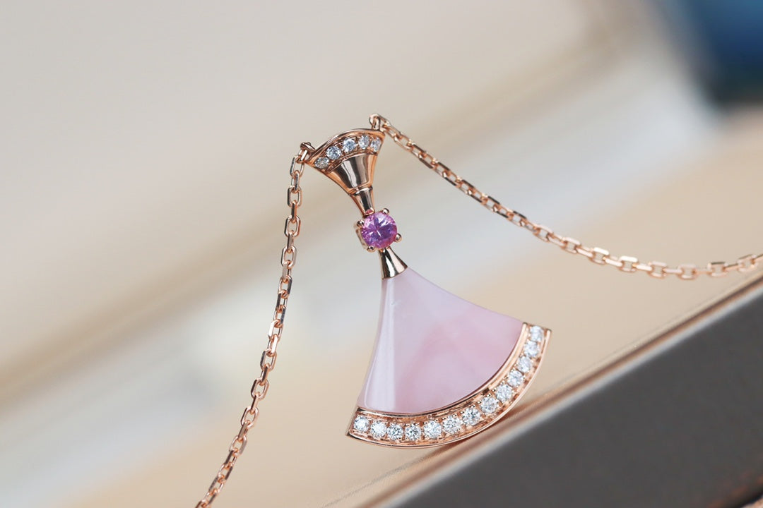 [ECHO ]DREAM NECKLACE PINK MOP DIAMOND
