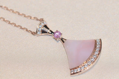 [ECHO ]DREAM NECKLACE PINK MOP DIAMOND