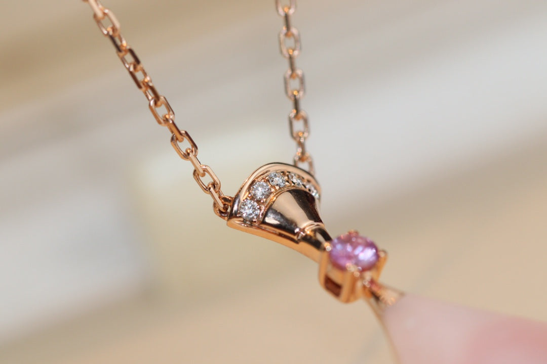 [ECHO ]DREAM NECKLACE PINK MOP DIAMOND