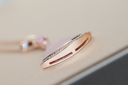 [ECHO ]DREAM NECKLACE PINK MOP DIAMOND