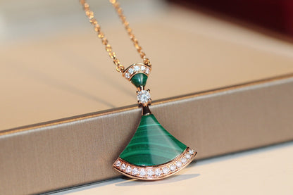 [ECHO ]DREAM NECKLACE MALACHITE DIAMOND