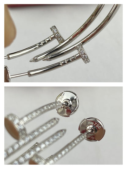 [ECHO ]JUSTE EARRINGS FULL DIAMONDS 1.8MM