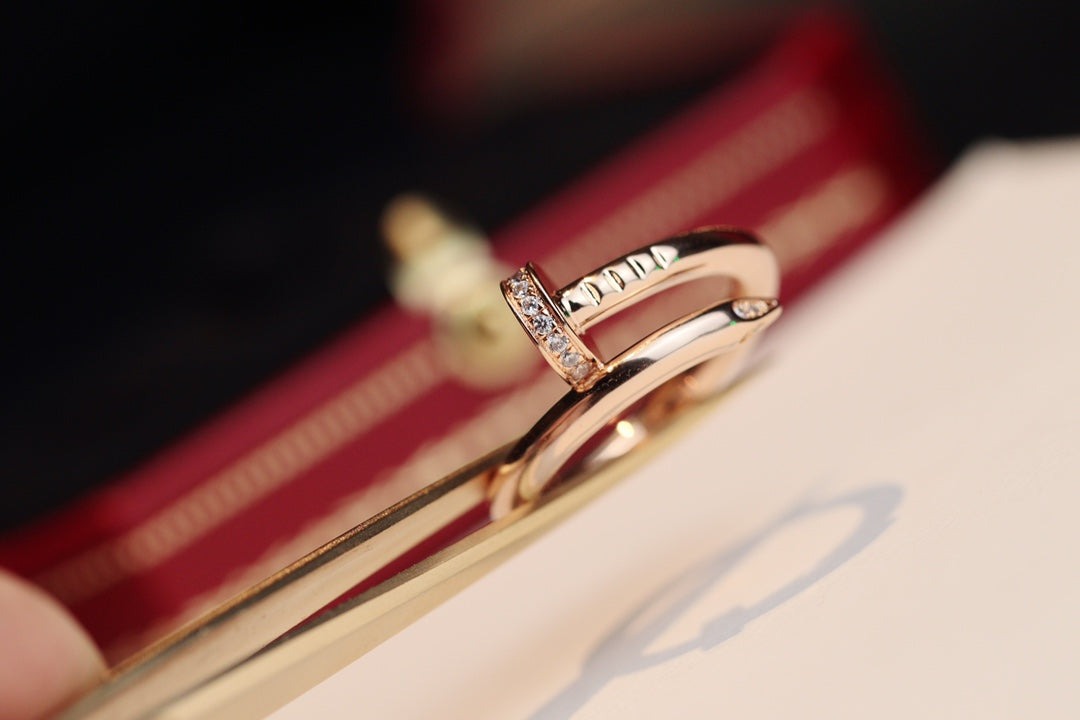 [ECHO ]JUSTE RING 2.65MM PINK GOLD DIAMOND
