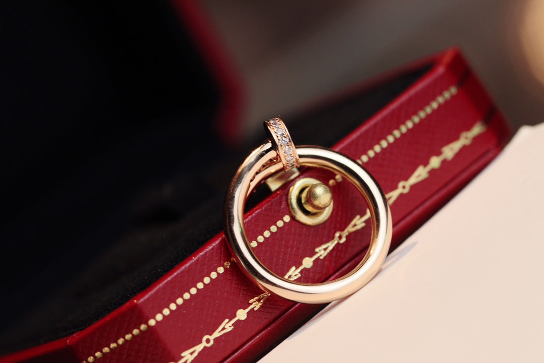 [ECHO ]JUSTE RING 2.65MM PINK GOLD DIAMOND