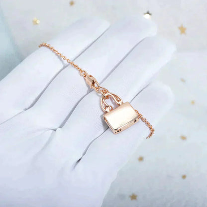[ECHO ]AMULETTE PEDANT ROSE GOLD NECKLACE
