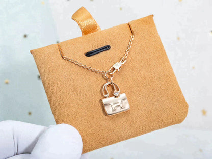 [ECHO ]AMULETTE PEDANT ROSE GOLD NECKLACE