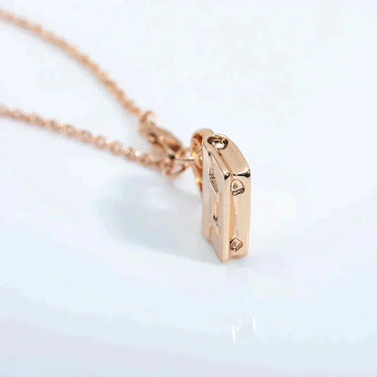 [ECHO ]AMULETTE PEDANT ROSE GOLD NECKLACE