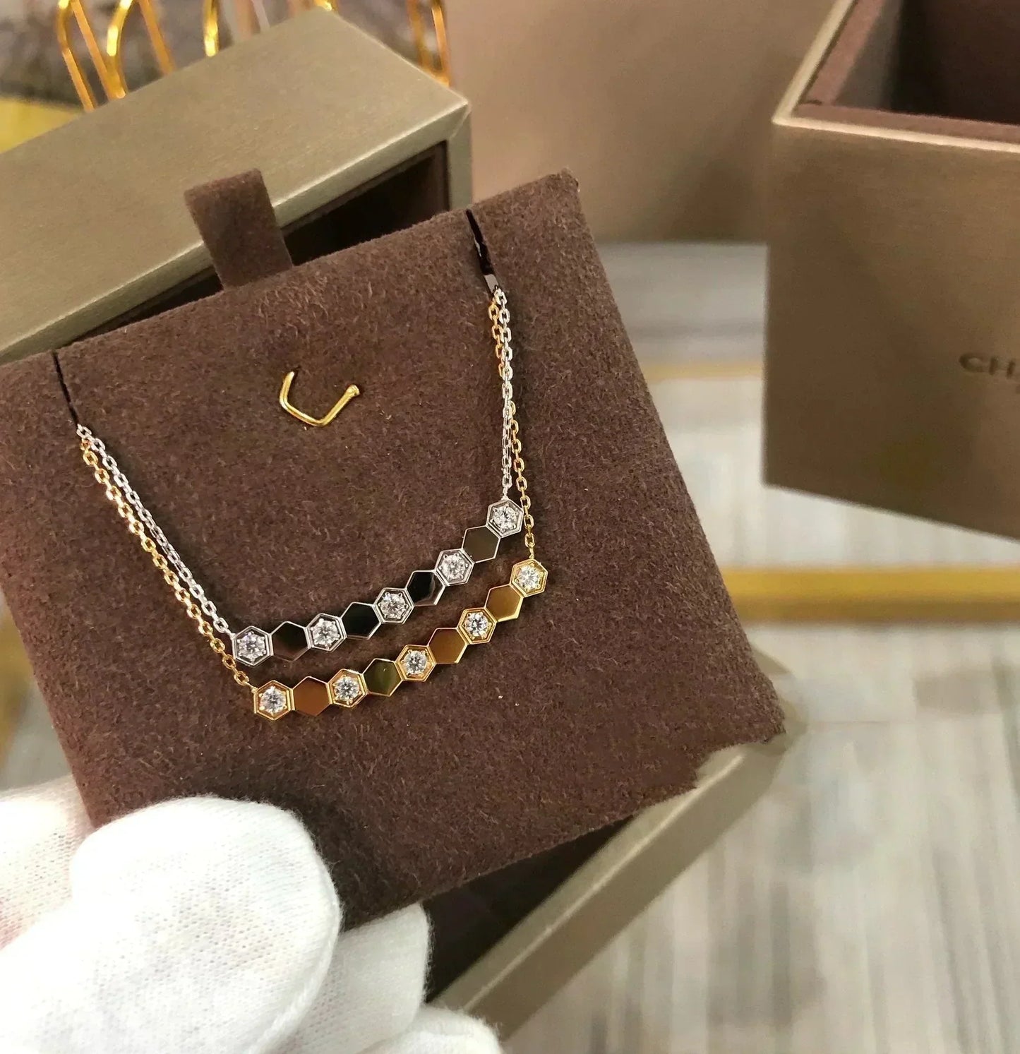 [ECHO ]BEE LOVE NECKLACE DIAMOND