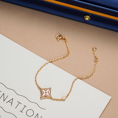 [ECHO ]STAR 1 DIAMOND PINK GOLD BRACELET