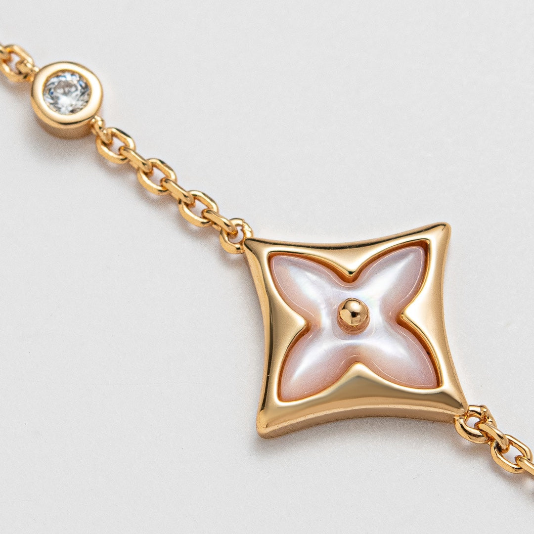 [ECHO ]STAR 1 DIAMOND PINK GOLD BRACELET