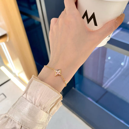 [ECHO ]STAR 1 DIAMOND PINK GOLD BRACELET