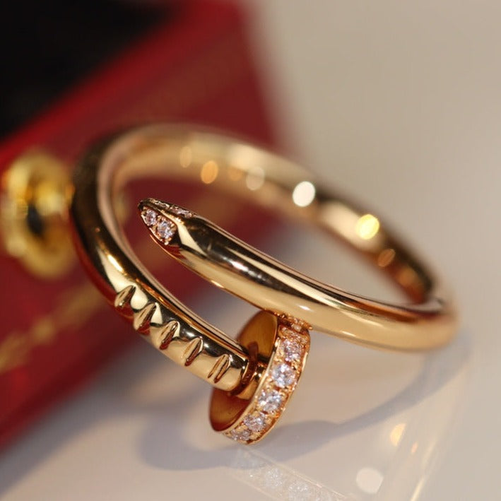 [ECHO ]JUSTE RING 2.65MM GOLD DIAMOND