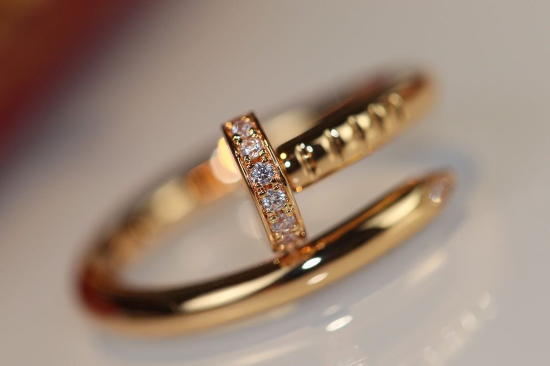 [ECHO ]JUSTE RING 2.65MM GOLD DIAMOND