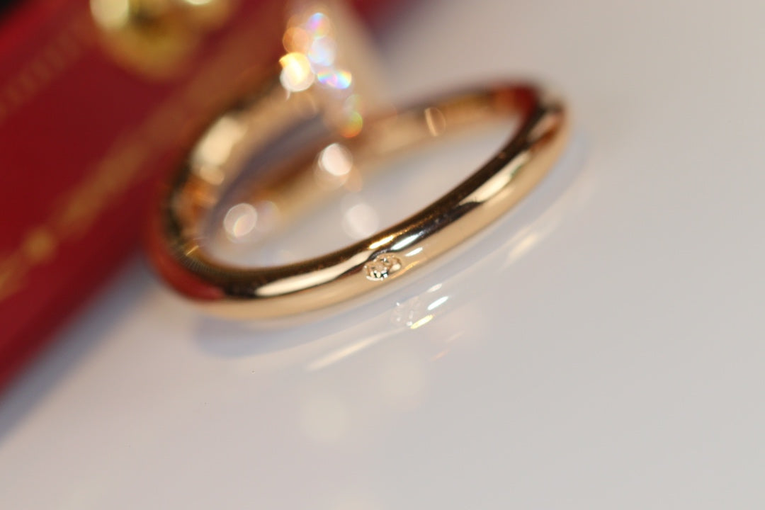 [ECHO ]JUSTE RING 2.65MM GOLD DIAMOND