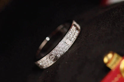 [ECHO ]LOVE RING 3.6MM DIAMOND PAVED