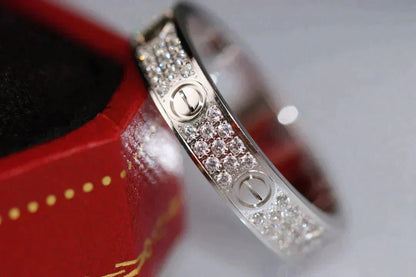[ECHO ]LOVE RING 3.6MM DIAMOND PAVED