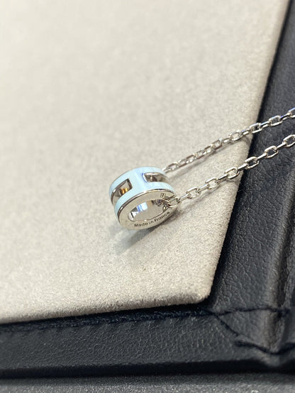 [ECHO ]POP H LIGHT BLUE NECKLACE