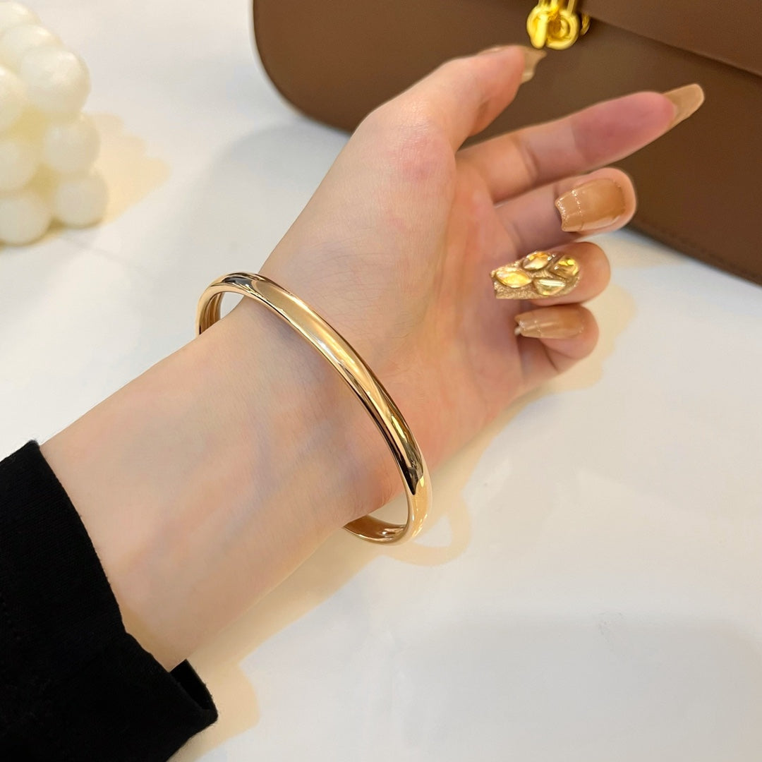 [ECHO ]PANTHERE GOLD DIAMOND OPEN BRACELET