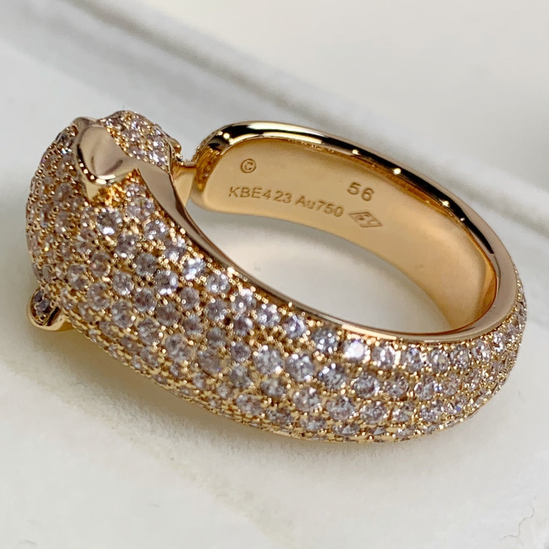 [ECHO ]PANTHERE PINK GOLD DIAMOND RING